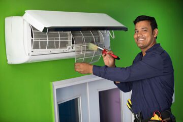 How to clean air filter of an split ac